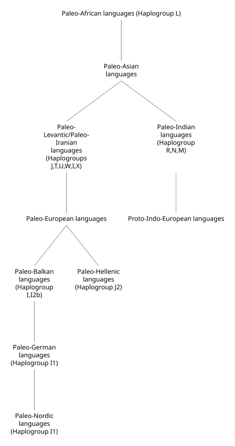 Phylogenetic tree with haplogroups2