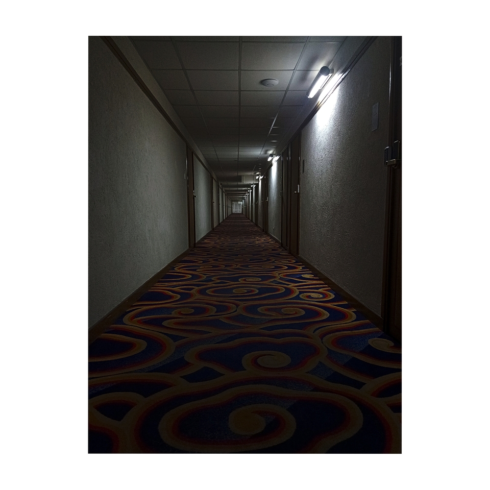 The haunted corridors of Hotel Jugoslavija. Belgrade Serbia