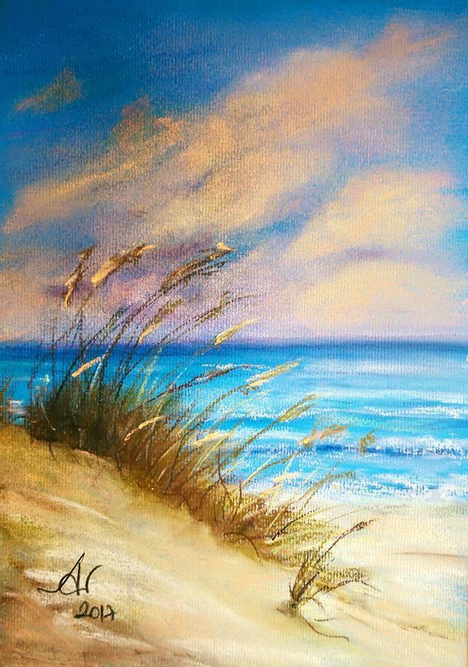 beach pastel
