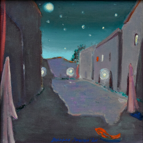 Dolores Dilova Posreshtane na noshtta III 30x30 pmb w